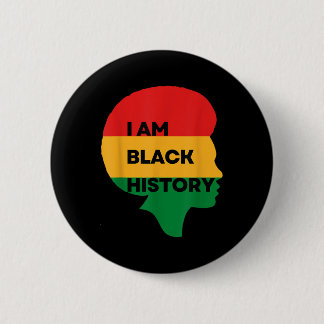 Iam Black History, Black History Month , Stolz auf Button
