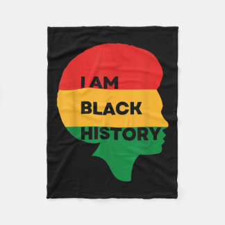 Iam Black History, Black History Month , Stolz auf Fleecedecke