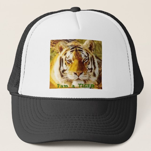 I'am ein TIGER Truckerkappe (Vorderseite)