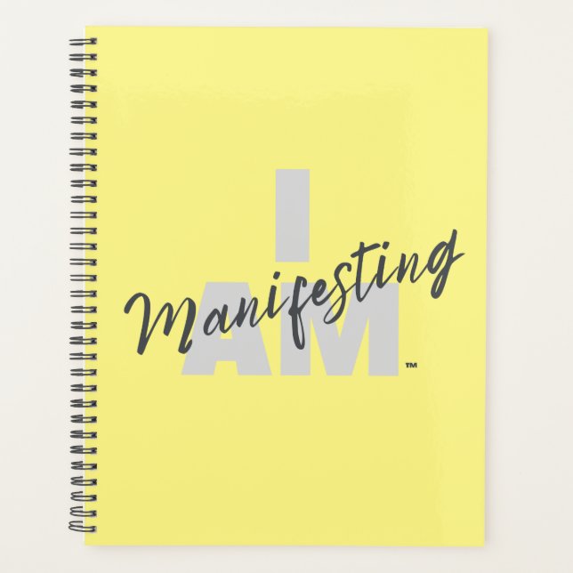 IAM MANIFESTING PLANNER (UNDATED) 8.5X11 PLANER (Vorderseite)