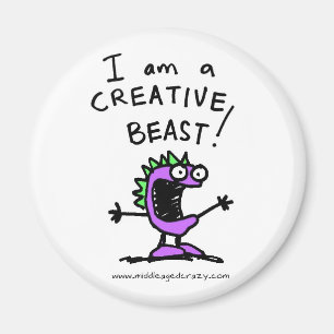 iamabeast_logo magnet