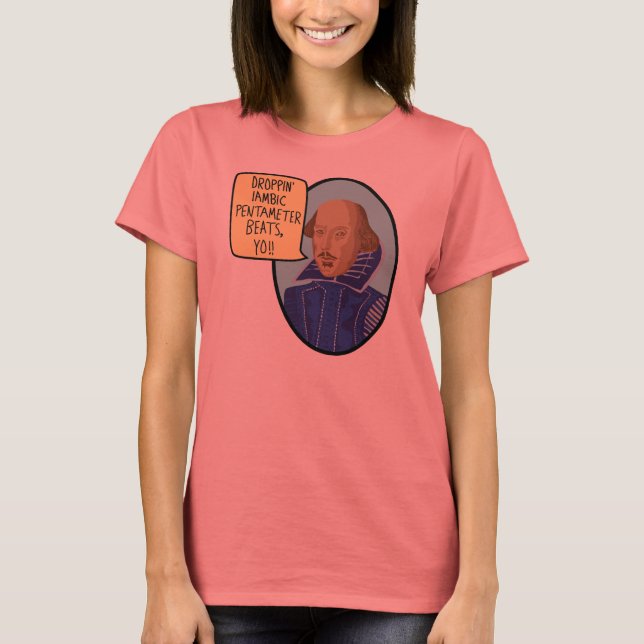 Iambic Pentameter Beats T-Shirt (Vorderseite)