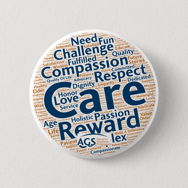 #IAmGeriatrics Knopf Button (Vorderseite)