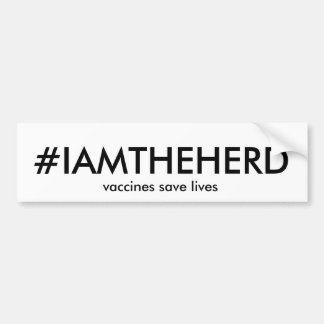#IAMTHEHERD Autoaufkleber