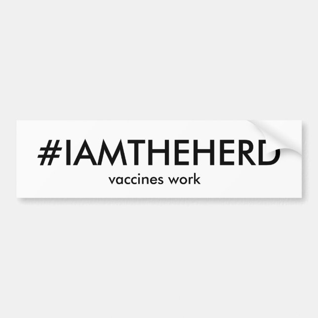 #IAMTHEHERD Autoaufkleber (Vorne)