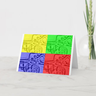 Ian-Affe-Geburtstags-Karte Karte