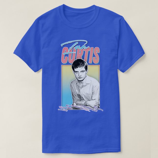 Ian Curtis ästhetisches Design T-Shirt (Design vorne)