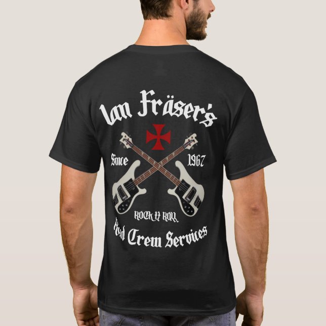 Ian Frasers Road Crew Services 1967 Lemmy Shirt (Rückseite)