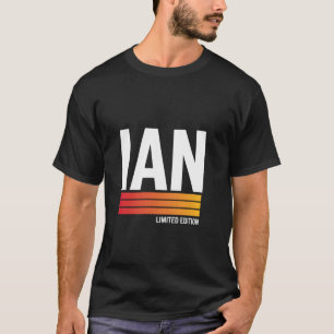 Ian Limitierte Auflage Vintage Benutzerdefinierter T-Shirt