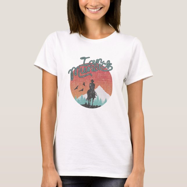 Ian munsick m erch Sunset Ride TShits Gift for Fa T-Shirt (Vorderseite)