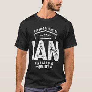 Ian Personalisiert Name Birthday Gift T-Shirt