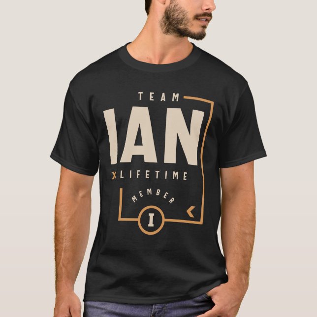Ian Personalisiert Name - Funny Ian T-Shirt (Vorderseite)