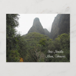 Iao Nadel - Maui Hawaii Postkarte