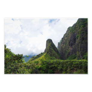 iao nadel Staat Denkmal in maui hawaii Fotodruck