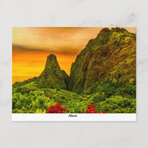 Iao Valley Staat Park Postcard Postkarte