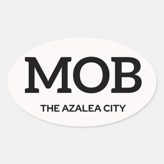 IATA-Aufkleber 1 Ovaler Aufkleber (Vorderseite)