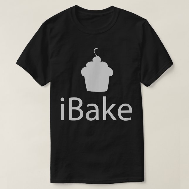 IBakeFunny Baking, Bäcker, Koch, Spaß Kochen T-Shirt (Design vorne)