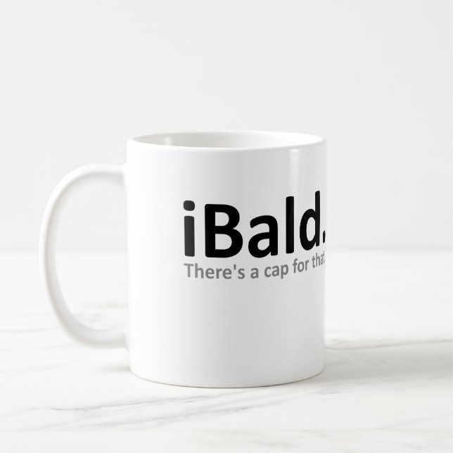 iBald Funny Mug Cup Spaß Tasse (Links)