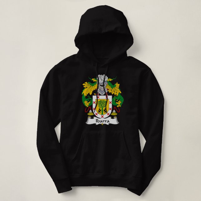 Ibarra Coat of Arms Familienwappen Premium Hoodie (Design vorne)