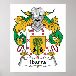 Ibarra-Familienwappen Poster