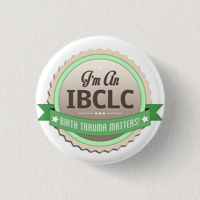 IBCLC Abzeichen Button (Vorderseite)