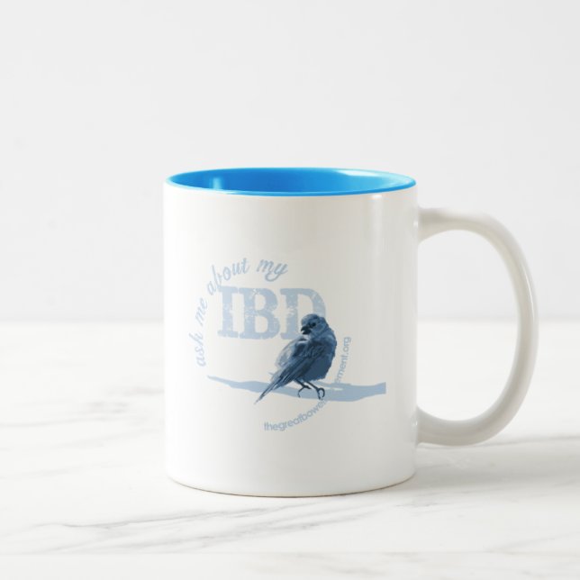 IBD Bewusstseins-Tasse - wenig Birdie Zweifarbige Tasse (Rechts)