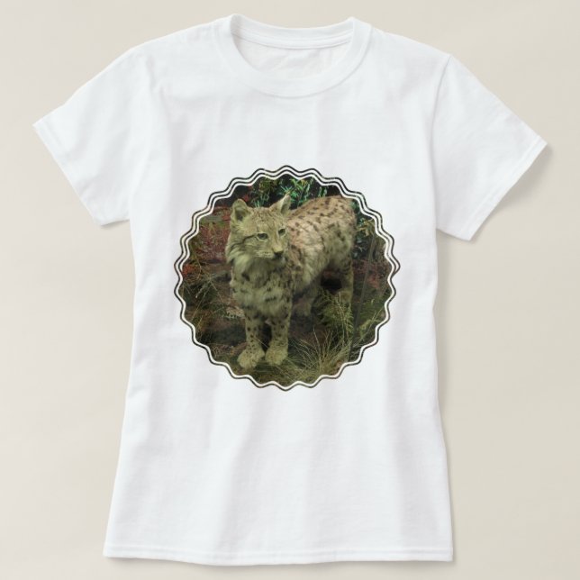 Iberischer Luchs-Damen-T - Shirt (Design vorne)