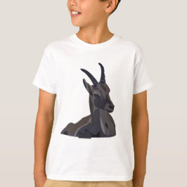 Ibex Goat Animal Art Kids T-Shirt
