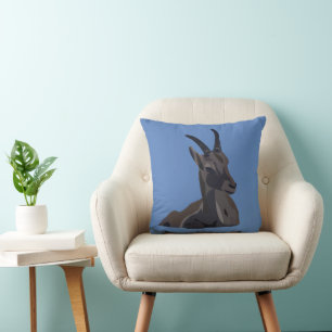 Ibex Goat Art Kissen