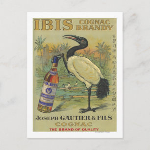 Ibis Cognac - Joseph Gautier & Fils Promo Postkarte