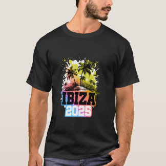 Ibiza 2025 Kolorierte Teamreise T-Shirt