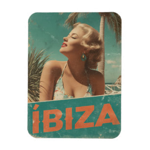 Ibiza 50er Jahre Vintage Magnet