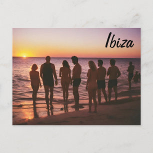 Ibiza Beach Postcard Postkarte