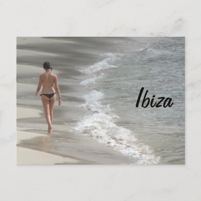 Ibiza Beach Postkarte (Vorderseite)