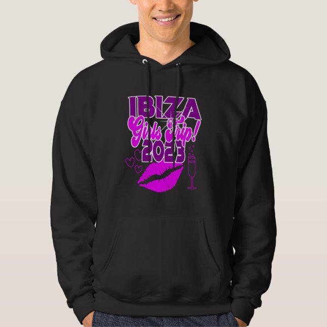 Ibiza Girls Trip 2023 Women Students Hen Party Spa Hoodie (Vorderseite)