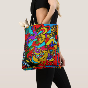 Ibiza Happy-Art-Schoudertas