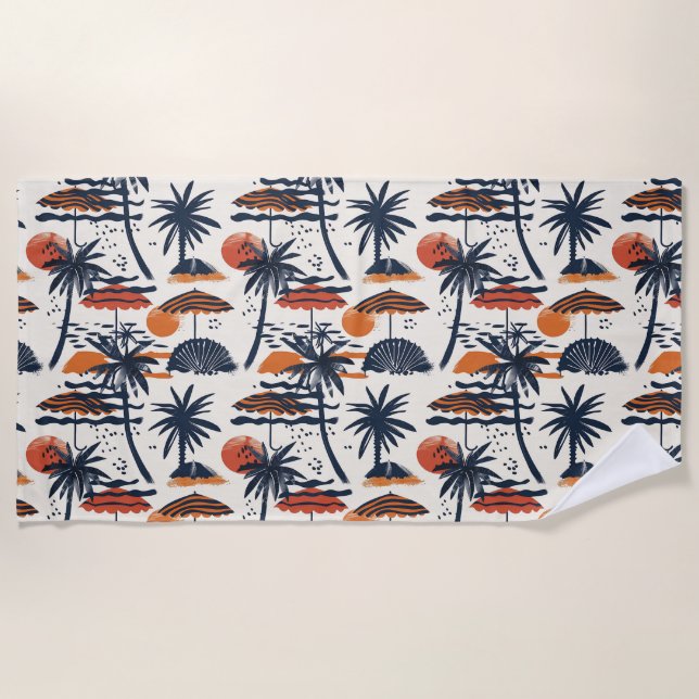 Ibiza Iconic - Europäische Destination Strandtuch (Vorderseite)