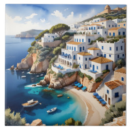 Ibiza Küste ist Zuhause zu vielen schönen griechis Fliese