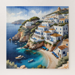 Ibiza Küste ist Zuhause zu vielen schönen griechis Puzzle