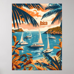 Ibiza-Küste Poster