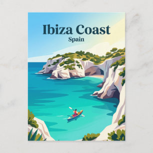Ibiza-Küste Spanien Postkarte