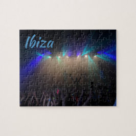 Ibiza Nightclub Music DJ Foto Puzzle