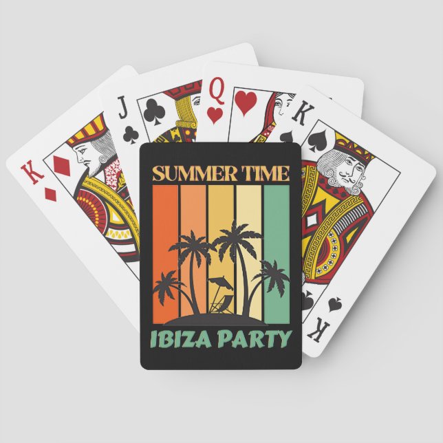 Ibiza Party Spielkarten (Rückseite)
