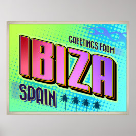 IBIZA-Plakat Poster