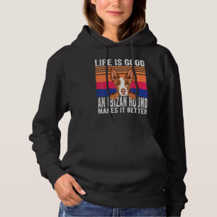 Ibiza-Podenco macht dein Leben gut Vintage Hoodie
