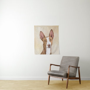 Ibiza-Podenco-Malerei - Süße originelle Hundekunst Wandteppich