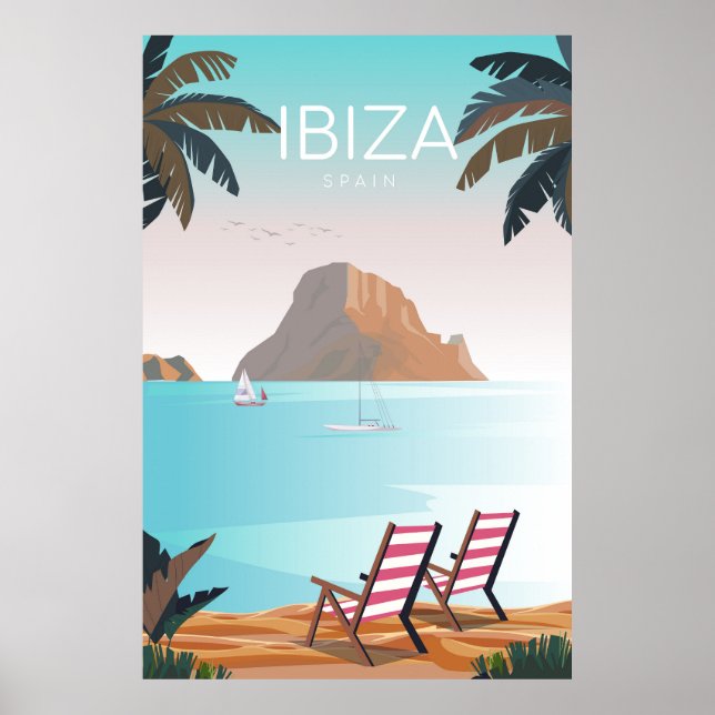 Ibiza-Reiseplakat Poster (Vorne)
