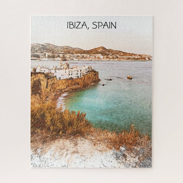 Ibiza Spain Baleares Insel Landschaft Puzzle (Vertikal)