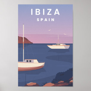 Ibiza Spanien Der berühmte Aussichtsberg Poster