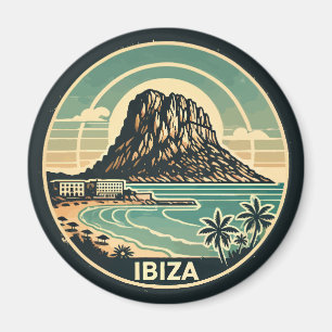 Ibiza Spanien Felsen Es Vedra Abzeichen Magnet